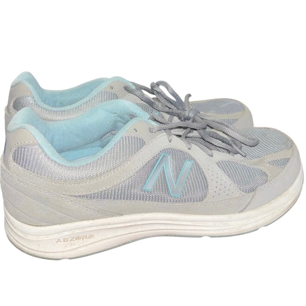 New Balance WW877 women’s gray blue walking shoes sneakers (size 11)